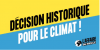 Décision historique pour la justice climatique
